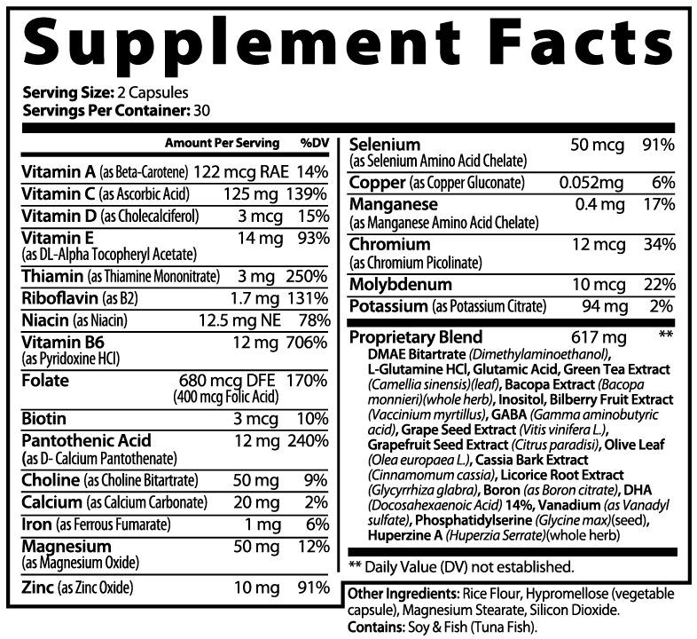NEUROFUEL(Brain & Focus Formula)