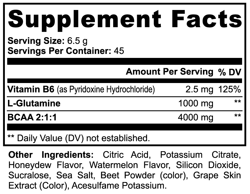 BCAA + (Honeydew/Watermelon)