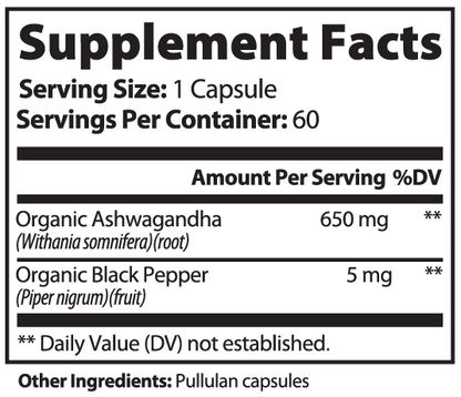 Ashwagandha(60 CAPSULES)